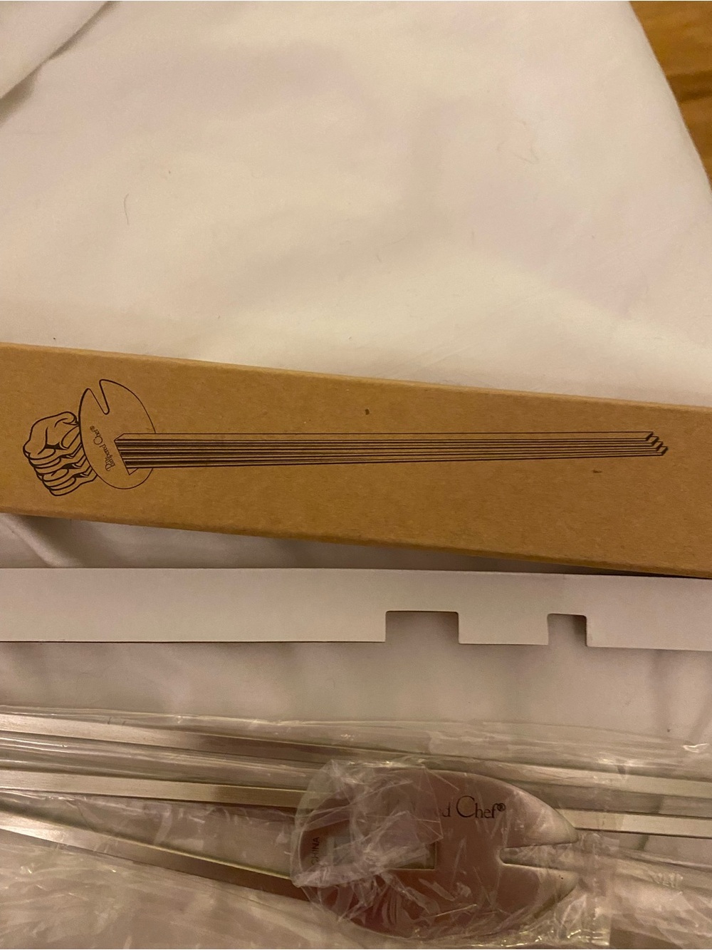 Pampered chef barbecue skewer set. New in package and never used